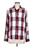 Levi's Plaid Red Long Sleeve Button-Down Shirt Size M - photo 1
