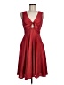 Hutch 100% Polyester Hearts Red Cocktail Dress Size M - photo 1