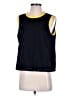 Prada 100% Leather Blue Sleeveless T-Shirt Size XS - photo 1