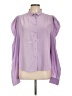 Ulla Johnson Solid Purple Long Sleeve Blouse Size 12 - photo 1