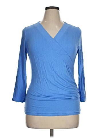 Lauren by Ralph Lauren 3/4 Sleeve Top (view 1)