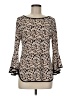 Sam and Jess Tan Long Sleeve Blouse Size M (petite) - photo 1