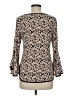 Sam and Jess Tan Long Sleeve Blouse Size M (petite) - photo 2