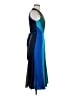 Diane von Furstenberg 100% Polyester Teal Sleeveless Top Size 6 - photo 4