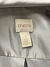 Chico's 100% Polyester Gray Long Sleeve Blouse Size M - photo 7