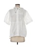 Coco + Carmen 100% Cotton White Short Sleeve Blouse Size Sm - Med - photo 1