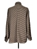 Shein 100% Polyester Houndstooth Brown Long Sleeve Blouse Size L - photo 2