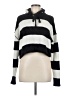 Arizona Jean Company 100% Polyester Stripes Black Pullover Sweater Size M - photo 1