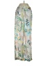 Dress Forum 100% Polyester Tropical Silver Casual Pants Size S - photo 1