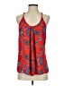 Lucy & Laurel 100% Polyester Red Sleeveless Blouse Size S - photo 1