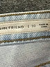 Bullhead 100% Cotton Ivory Denim Shorts Size 30 waist - photo 4