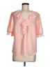 Shein Pink 3/4 Sleeve Blouse Size 8 - 10 - photo 1
