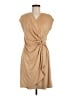 Tommy Bahama Solid Tan Cocktail Dress Size M - photo 1