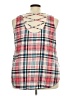 Torrid Red Sleeveless Blouse Size 3X Plus (3) - photo 2