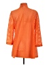 Slinky Brand 100% Polyester Orange Cardigan Size L - photo 2