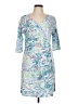 Whimsy Rose Print Blue Cocktail Dress Size L - photo 1