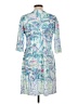 Whimsy Rose Print Blue Cocktail Dress Size L - photo 2