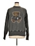 WELLDONE Graphic Gray Denim Jacket Teddy Sweatshirt Size 2X (estimated) - photo 1