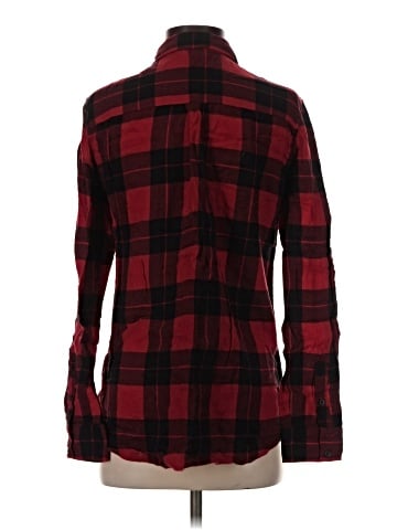 Express Outlet Long Sleeve Button-Down Shirt (view 2)