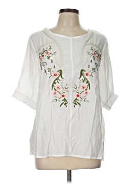 Shein Curve 3/4 Sleeve Blouse