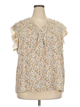 Emery Rose Short Sleeve Blouse