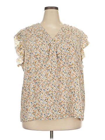 Emery Rose Short Sleeve Blouse (view 1)