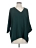 Spin 100% Polyester Teal 3/4 Sleeve Top Size S - photo 1