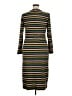 J.Crew Stripes Gray Casual Dress Size 14 - photo 2