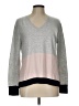 Halogen Color Block Gray Pullover Sweater Size L - photo 1