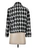 J.Crew 100% Polyester Houndstooth Silver Coat Size 4 - photo 2