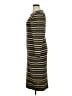 J.Crew Stripes Gray Casual Dress Size 14 - photo 5