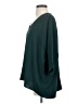 Spin 100% Polyester Teal 3/4 Sleeve Top Size S - photo 5
