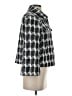 J.Crew 100% Polyester Houndstooth Silver Coat Size 4 - photo 4