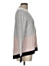 Halogen Color Block Gray Pullover Sweater Size L - photo 4