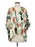 Entro 100% Polyester Green 3/4 Sleeve Blouse Size S - photo 1