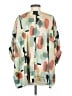 Entro 100% Polyester Green 3/4 Sleeve Blouse Size S - photo 2
