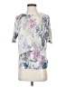 J.Jill Floral Ivory Short Sleeve Turtleneck Size S - photo 1