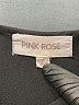 Pink Rose Black Tank Top Size S - photo 7