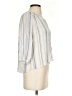 Olivia Grey 100% Rayon Ivory 3/4 Sleeve Blouse Size S - photo 4