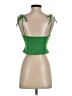 Superdown 100% Polyester Green Sleeveless Blouse Size S - photo 2