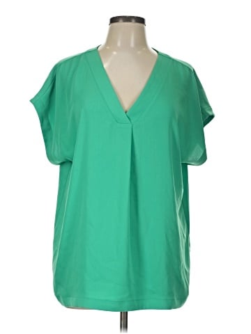 Liz Claiborne Short Sleeve Blouse (view 1)
