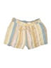 Versona 100% Viscose Stripes Yellow Shorts Size L - photo 1