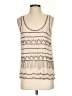 Charming Charlie 100% Polyester Ivory Sleeveless Top Size S - photo 1