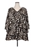 Lane Bryant 100% Polyester Brown Kimono Size 18/20 - photo 1