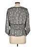 Ryegrass 100% Polyester Gray 3/4 Sleeve Blouse Size L - photo 2