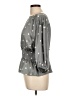 Ryegrass 100% Polyester Gray 3/4 Sleeve Blouse Size L - photo 5