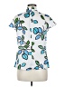 Liz Claiborne 100% Polyester White Short Sleeve Blouse Size M - photo 2