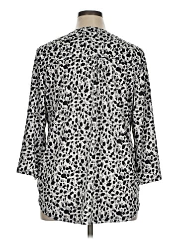 NY Collection 3/4 Sleeve Blouse (view 2)