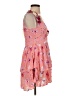 LoveShackFancy 100% Viscose Floral Pink Cocktail Dress Size 4 - photo 4