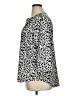 NY Collection Animal Print Silver 3/4 Sleeve Blouse Size 1X - photo 5